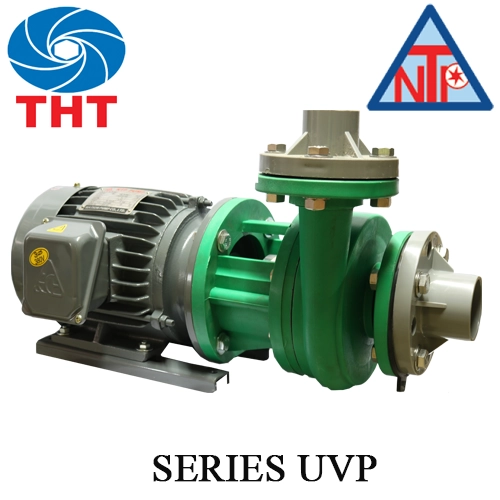 Máy bơm hóa chất đầu nhựa NTP UVP225-1.75 205 1HP 220V